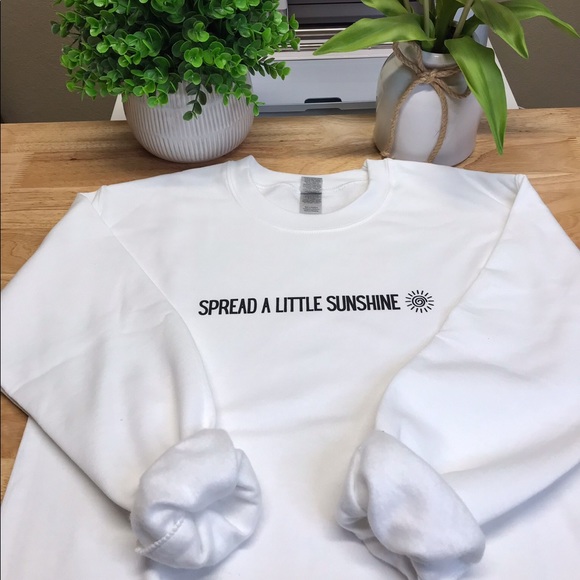 SPREAD A LITTLE SUNSHINE Unisex Adult Crewneck Sweatshirt - Various - Picture 8 of 12
